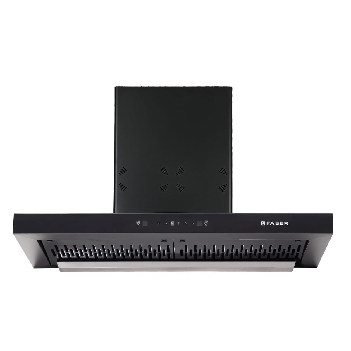 Black kitchen chimney hood